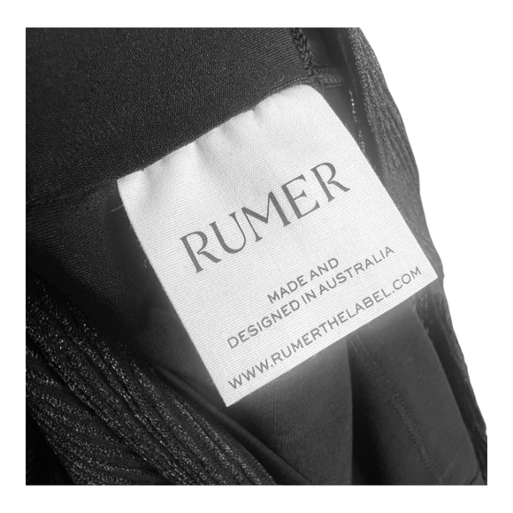 Rumer the Label Penelope Black Strapy Mini Dress NWT LBD - Picture 14 of 16